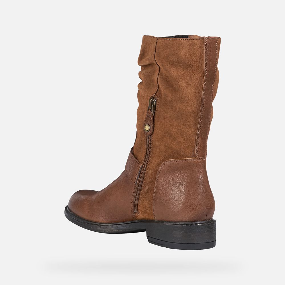 Geox Bayan Ankle Bot Kahverengi - Catria - VBN-701549